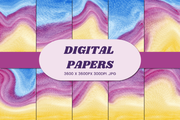 Abstract Watercolor 20 Digital Paper: A Versatile Tool for Creative Business Projects