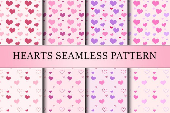 Bringing Warmth to Every Project with a Cute Love Hearts Seamless Pattern