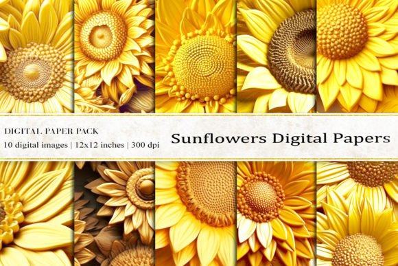Elevating Digital Craftsmanship: The Strategic Value of 3D Sunflowers and Watercolor Digital Papers
