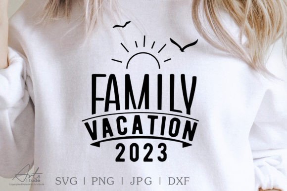 Family Vacation 2023 SVG Cut File: Creative Ideas