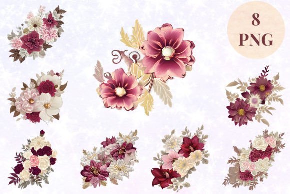 Flowers Floral 7 Clipart PNG: The Ultimate Digital Asset for Creative Projects and Small Business Growth