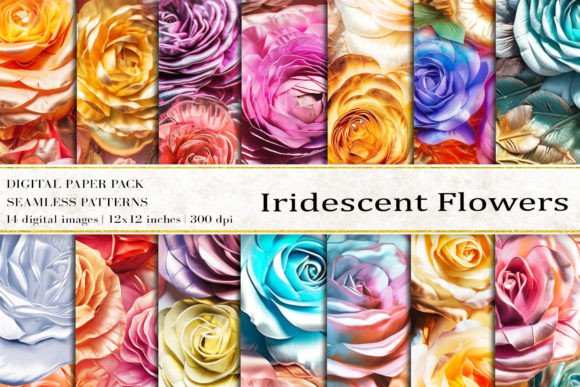 The Ultimate Guide to Iridescent Flowers Digital Papers for Creative Projects