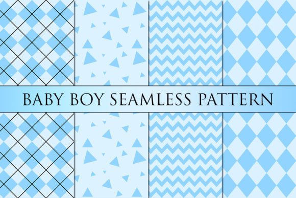 Unlocking Creativity with a Baby Boy Seamless Pattern for Diverse Projects