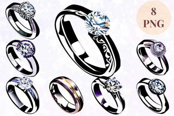 Wedding Ring 2 Clipart PNG: The Ultimate Digital Asset for Custom Wedding Projects