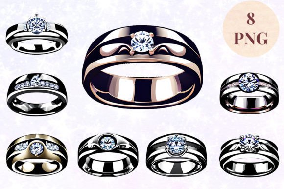 Wedding Ring 45 Clipart PNG: A Practical Evaluation for Versatile Design Projects